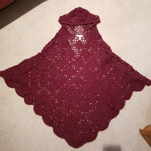 Crochet poncho